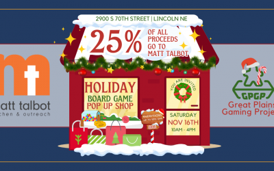 Holiday Board Game Pop Up in Lincoln, NE | Shop, Save, and Give Back!